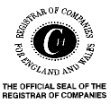 The official seal of the Registrar of Companies for England and Wales